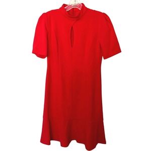 Donna Morgan Red Mini Dress Women Size 2 Formal Party Special  Occasion Minimal